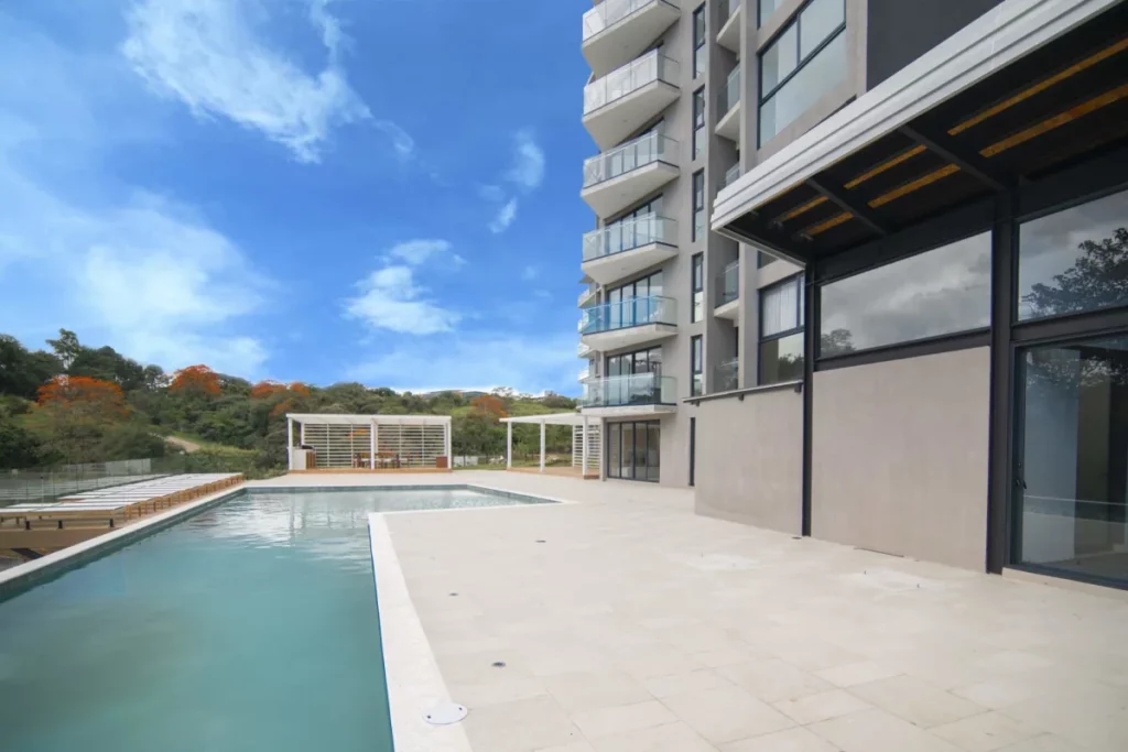 A pool in a condominium in Central San Jose