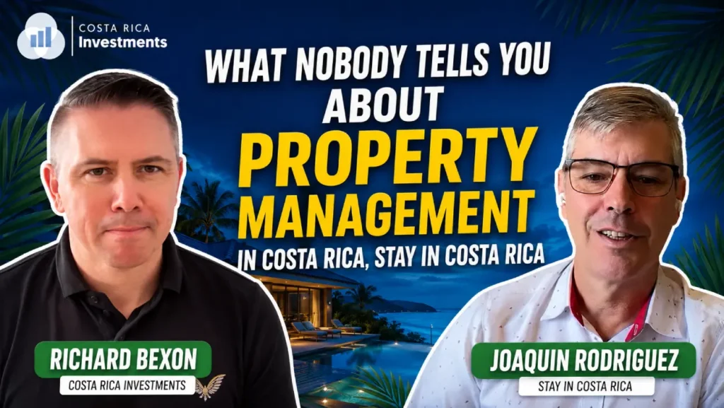 Joaquin Rodriguez discussing Costa Rica property management at the Los Sueños Resort