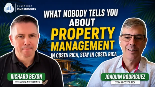 Joaquin Rodriguez discussing Costa Rica property management at the Los Sueños Resort